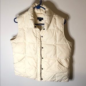 Lands End down puffer vest